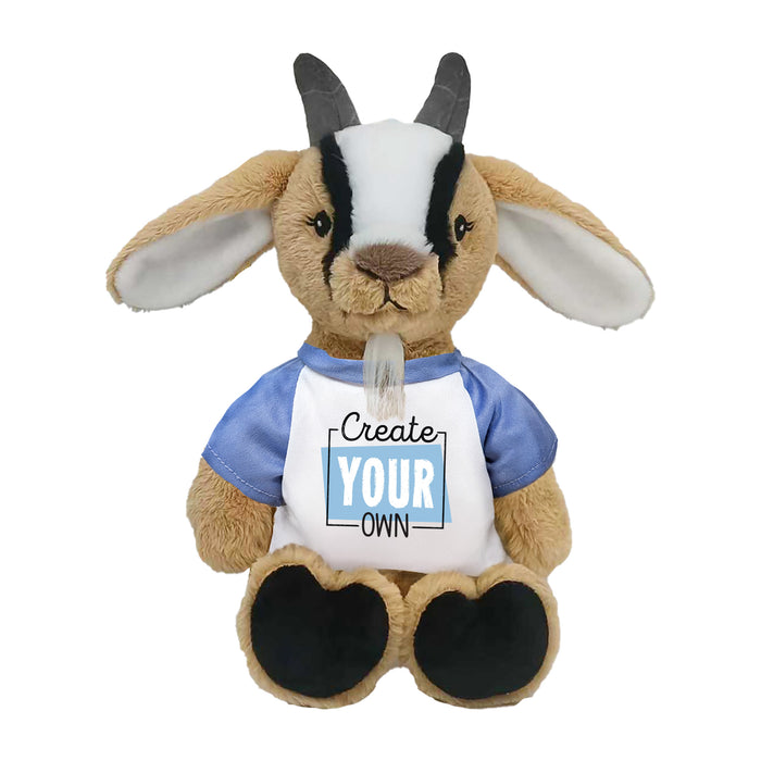9" Create Your Own Nubian Goat Plushie