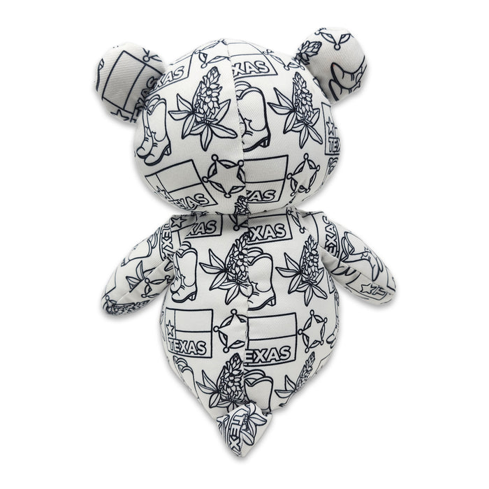 8.5" Texas Color Me Plush™ Teddy