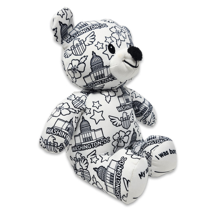 8.5" Washington DC Color Me Plush™ Teddy