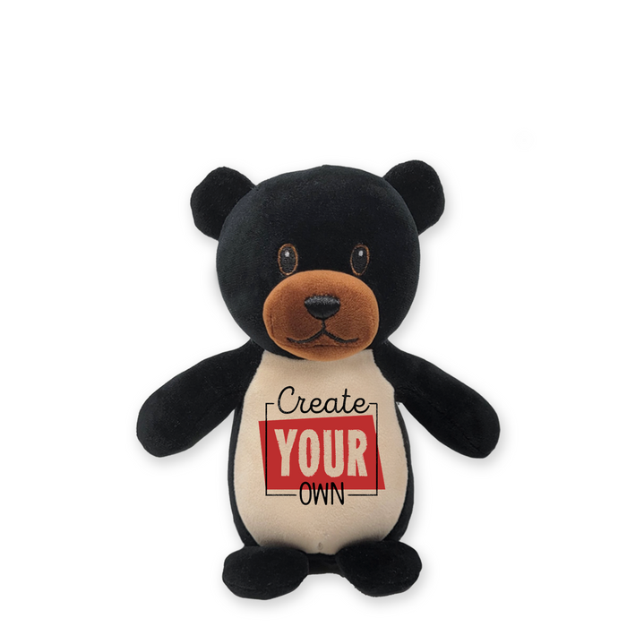 6 Create Your Own Black Bear Squishy Plushology