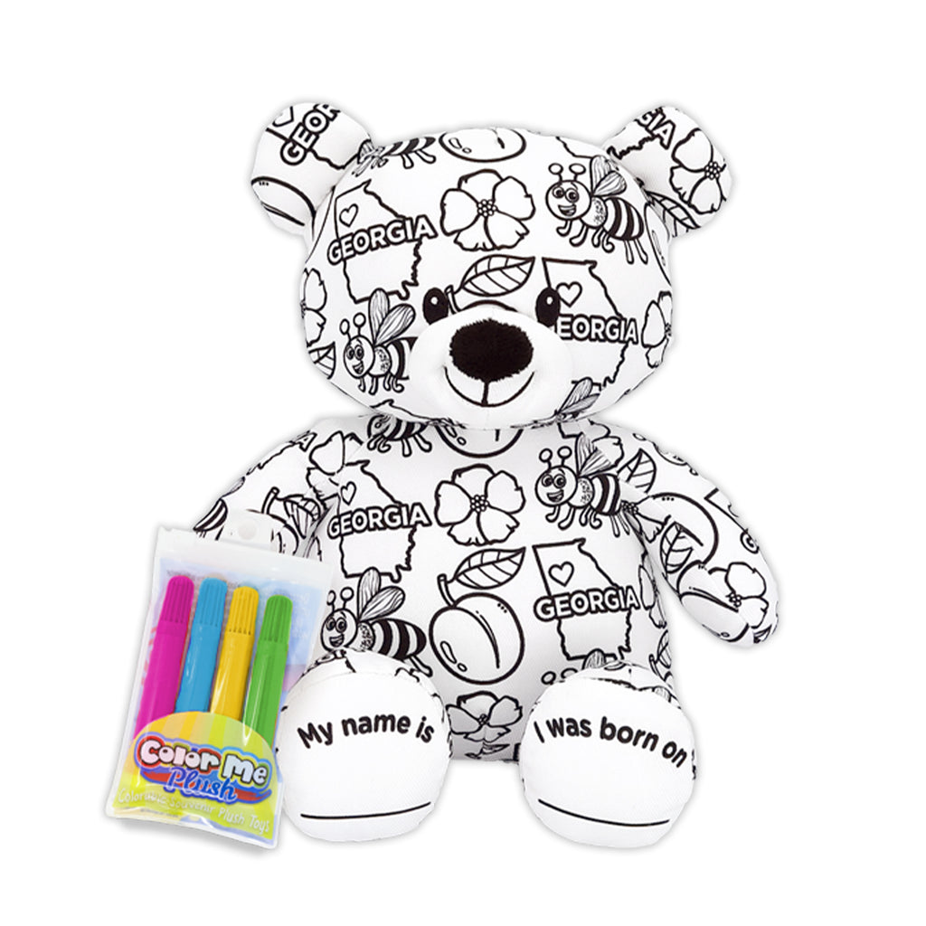 Color Me Bear The Original Color Me Plush™ | Plushology®