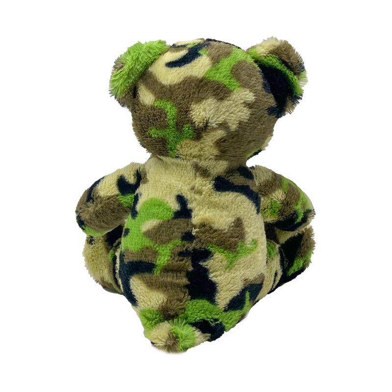 9" Green Camo Teddy Bear