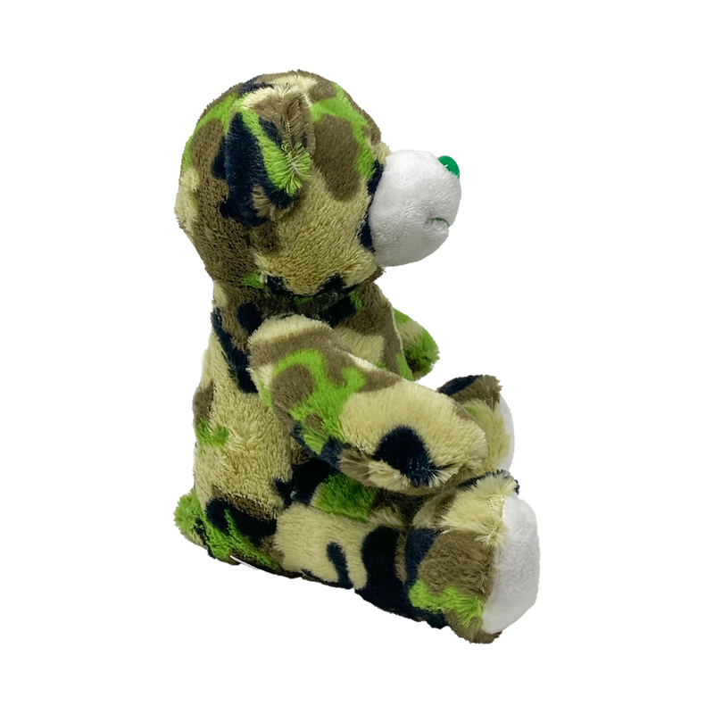 9" Green Camo Teddy Bear