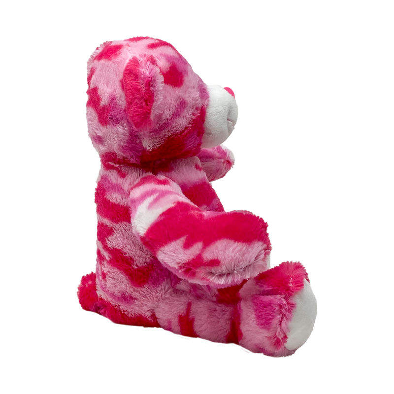 9" Pink Camo Teddy Bear