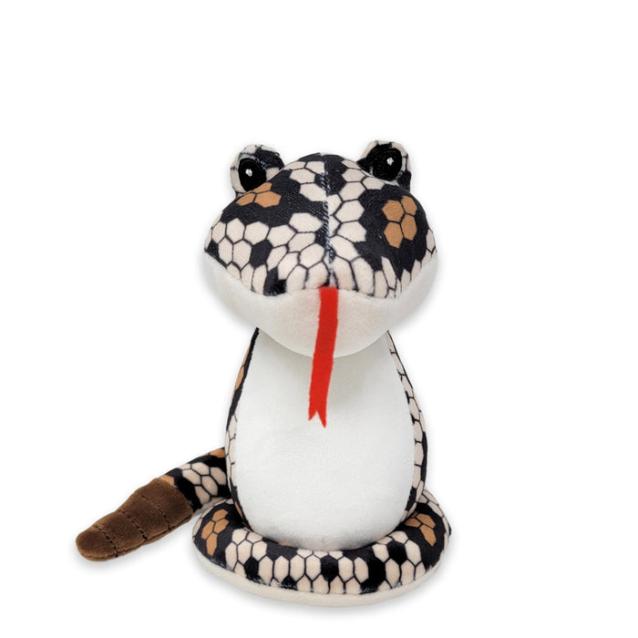 Squishy Diamondback Plush Animal Sitting 6" Tall