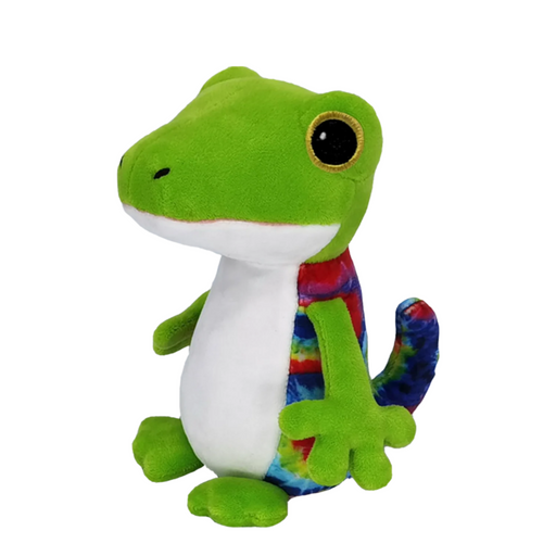 Squishy Gecko Plush Animal Sitting 6" Tall