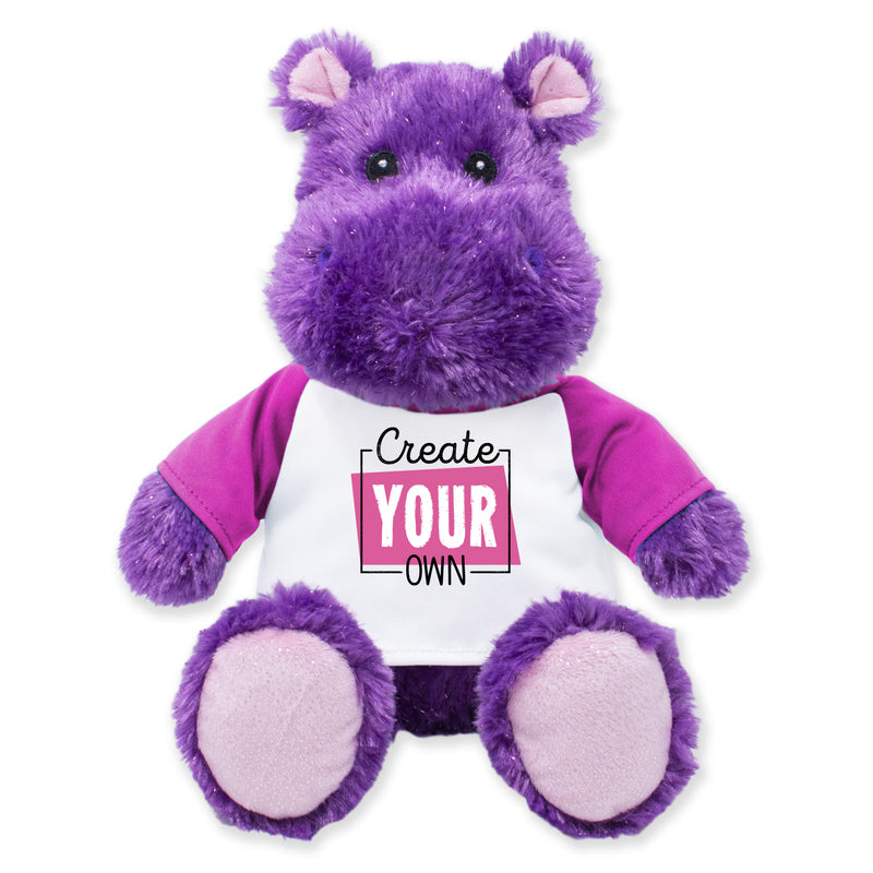 9" Create Your Own Hippo Plushie