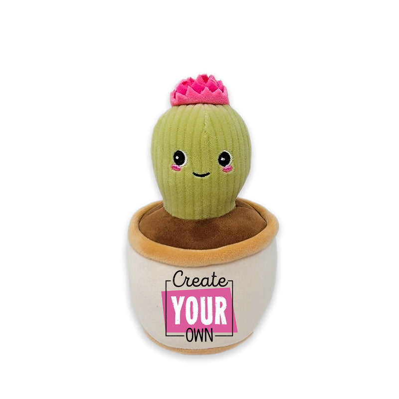 6" Create Your Own Pink Barrel Cactus Squishy