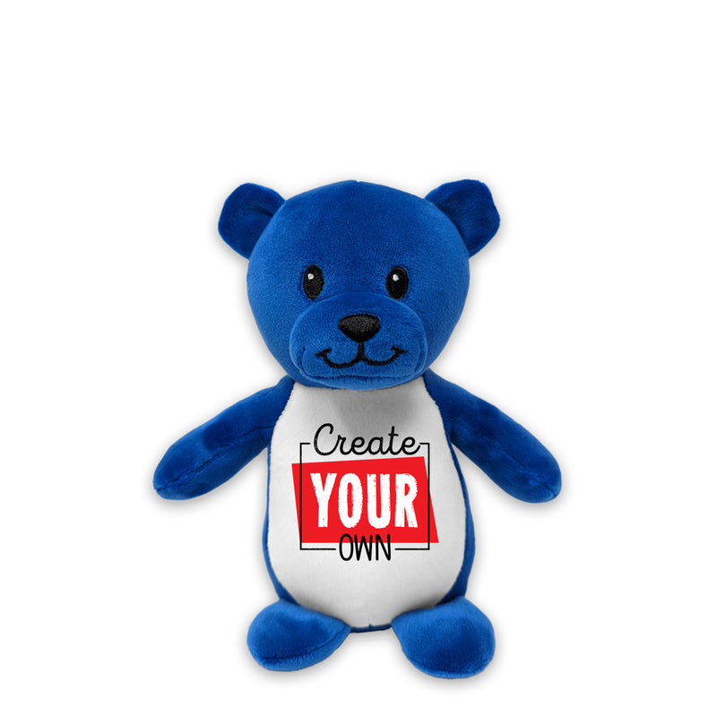 6" Create Your Own Blue Teddy Bear Squishy
