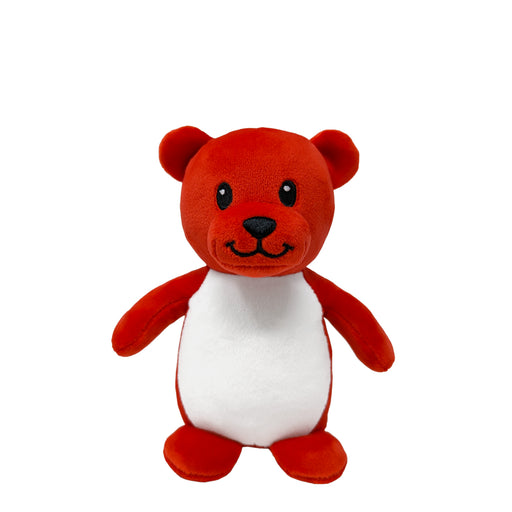 6" Squishy Red Teddy Bear