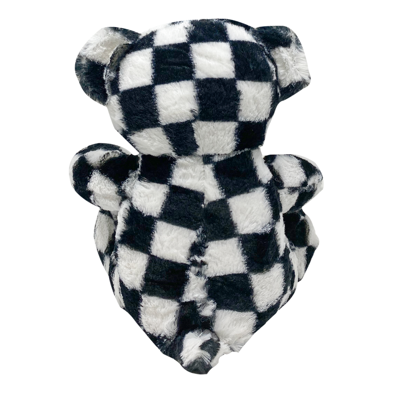 9" Checkered Teddy Bear